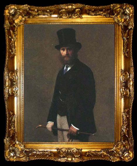 framed  Henri Fantin-Latour Edouard Manet,, ta009-2